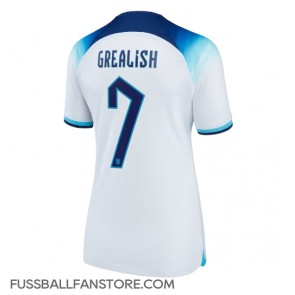 England Jack Grealish #7 Replik Heimtrikot Damen WM 2022 Kurzarm